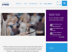 Tablet Screenshot of kpmguniversityconnection.com